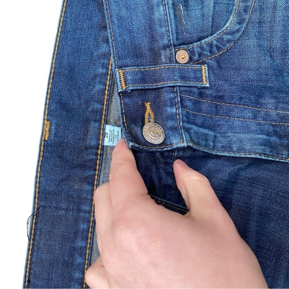 Vintage True Religion Jeans Size 29 MOTO Blue - Picture 8 of 10